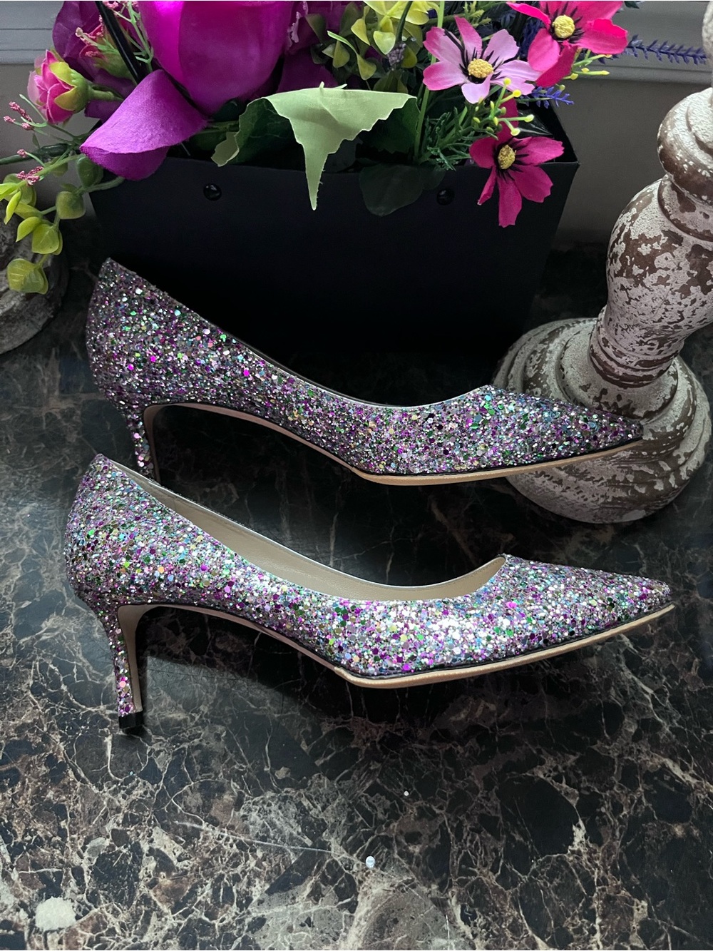 Jimmy Choo
Love 85
Fancy/Elegant
Princess 
Heel/Pumps
Size 39 EU
9 USA for Women